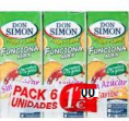 Don Simon funciona max bebidas frutas con leche tropical, briks 20 c por 6 unidades